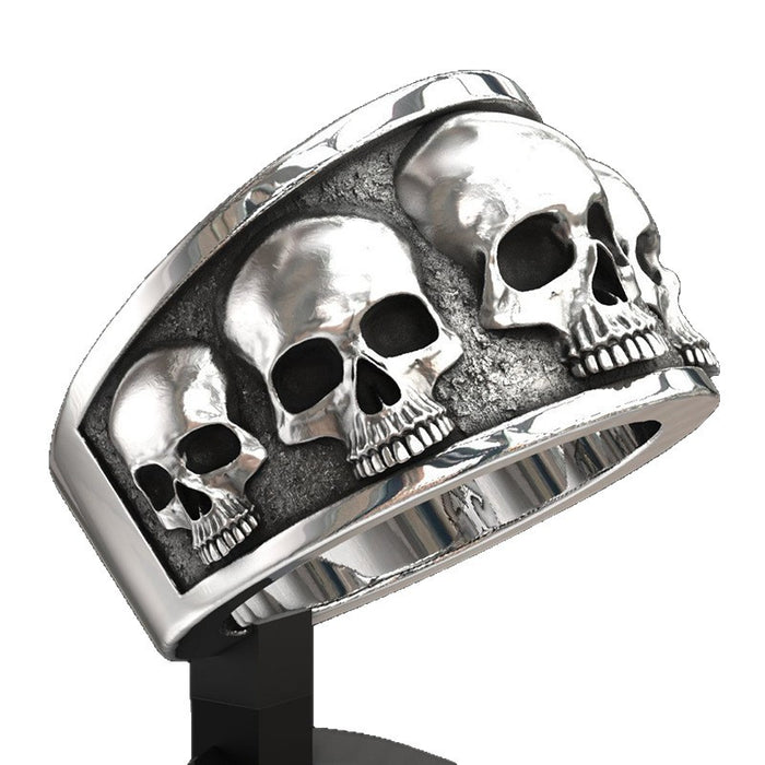 Wholesale Accessory Punk Skull Ring