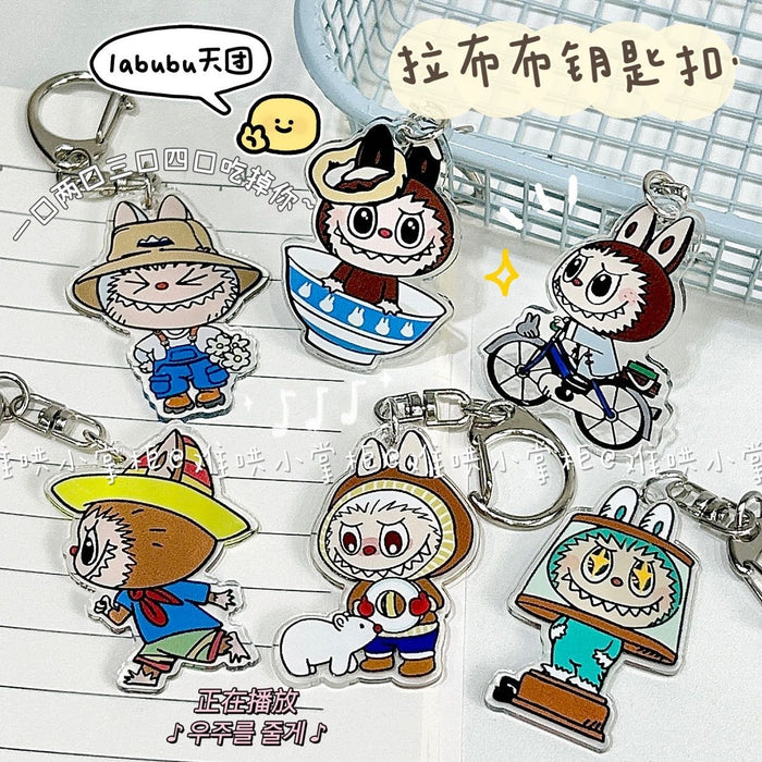 Wholesale Sheep Acrylic Keychain Cute Cartoon KeyChain Personalized Pendant Gift