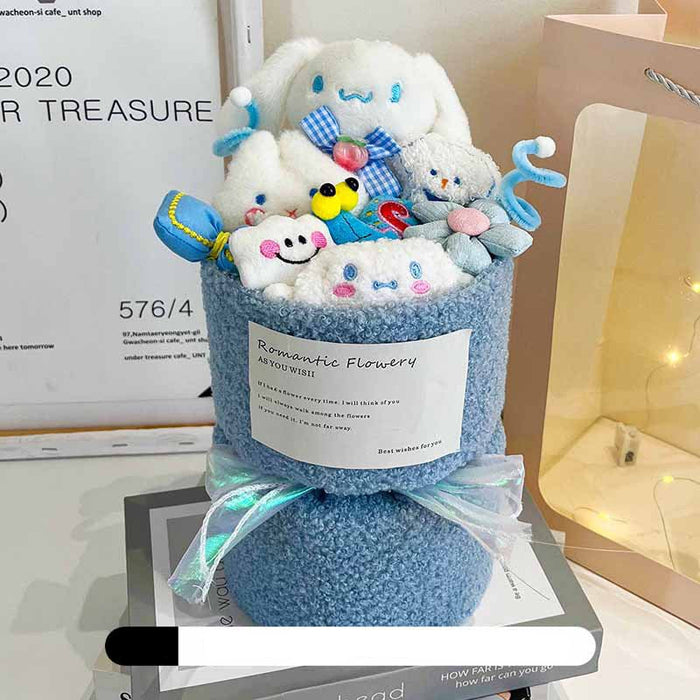 Wholesale Decorations Cute plush doll bouquet for Christmas.