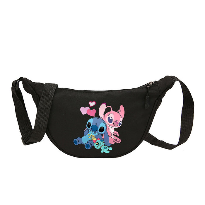 Wholesale Cartoon Print Nylon Crossbody Bag Women' s Bag Dumpling Bag Lightweight Simple Commuting