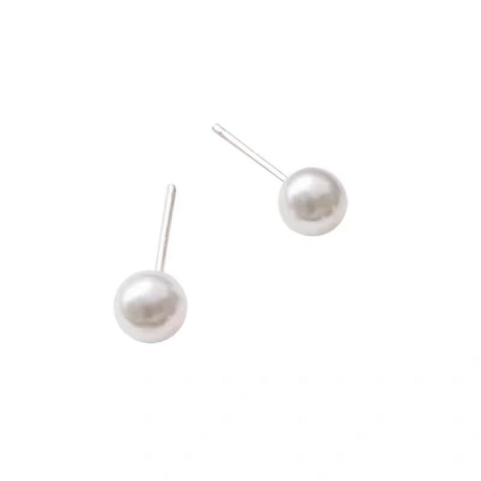 Wholesale Needle pearl earrings for ear hole maintenance, simple temperament, versatile and compact earrings and earrings