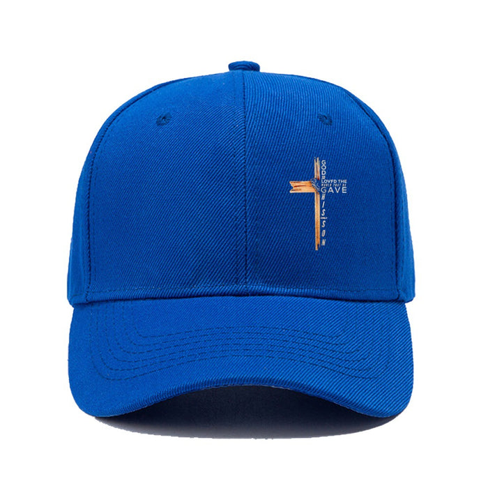 Wholesale Cross print fashionable outdoor casual baseball cap