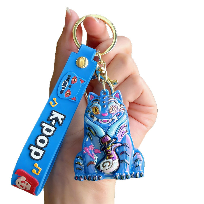 Wholesale KPOP Witch Squad Silicone Keychain Trendy Cartoon Bag Charm Gift MOQ≥3