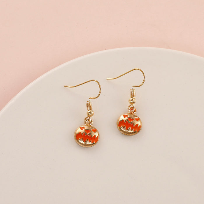 Wholesale   Earrings Temu Popular Devil Pumpkin Bat Holiday Earrings