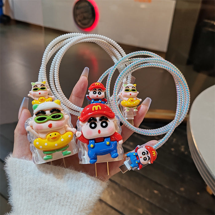 Wholesale Cartoon character charger protective case 20W