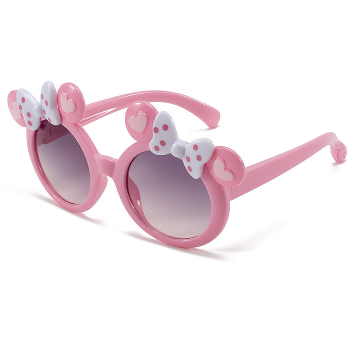 Wholesale Bow Children's Sunglasses Cute Cartoon Sunscreen Doll Sunglasses