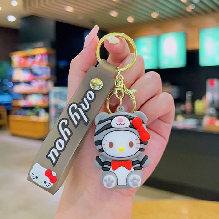 Wholesale Cartoon Doll Silicone Keychain JDC-KC-MingT281