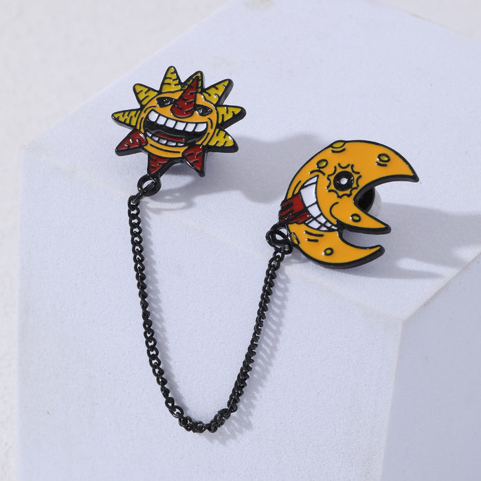 Wholesale Stylish Cartoon Anime Cosplay Brooch Pin Alloy Dripping Oil Jewelry Accessory For Resale