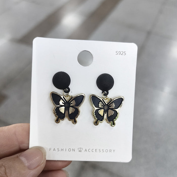 Wholesale elegant bow earrings light luxury niche design versatile creative earrings jewelry