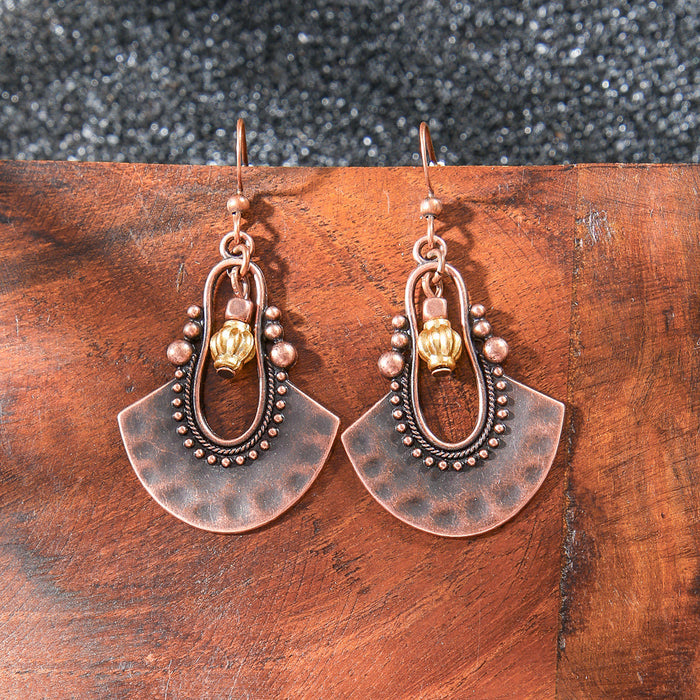 Wholesale Bohemian Tassel Geometric Earrings - Retro Ethnic Style Fashion Accessory MOQ≥2