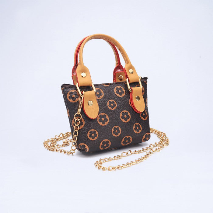 Wholesale High end printed shell small bag, exquisite and niche, portable, carry on hand, diagonally crossing coin purse