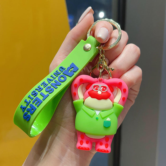 Wholesale Creative cartoon car key chain  cute couple bag doll