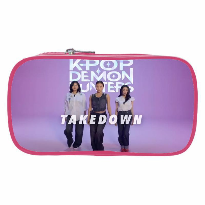 Wholesale DIY Elementary School Student Stationery Bag Pencil Case Pink Pen Bag