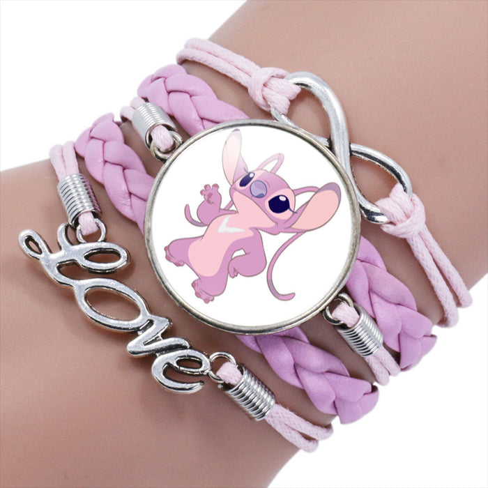 Wholesale Cartoon Braided Multi-layer Gemstone Bracelet JDC-BT-NH019