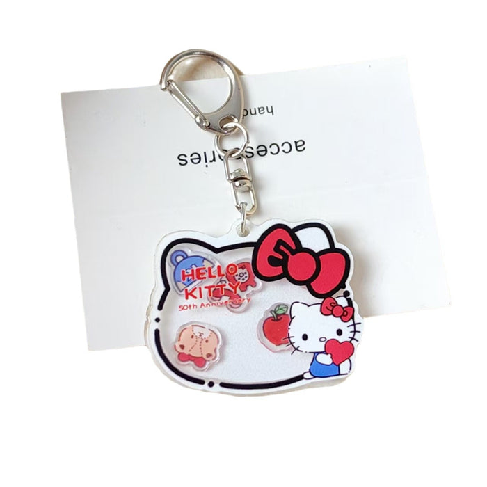 Wholesale Cartoon Cute High-value Keychain Acrylic Factory Bag Pendant Accessories Girlfriend Gift