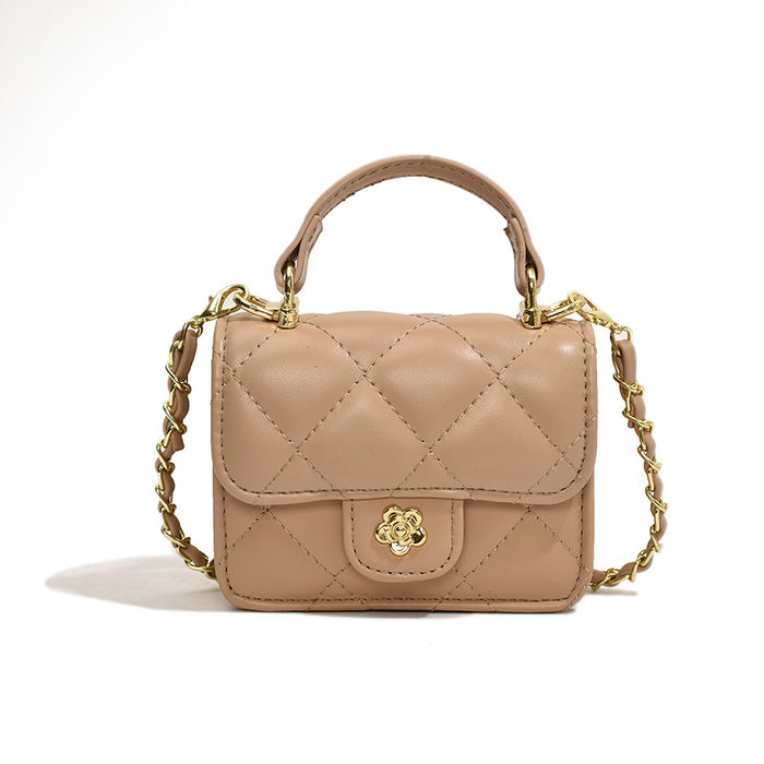 Wholesale children' s bag,  diamond quilted chain shoulder bag,  crossbody bag