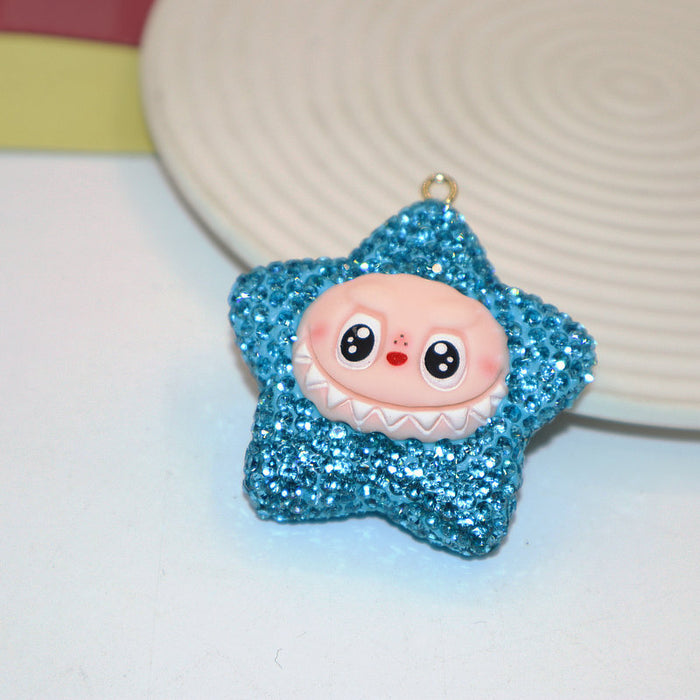 Wholesale Soft Clay Keychain with Diamonds,  Cute Personalized Bag Pendant,  Car Keychain,  Colorful Accessories