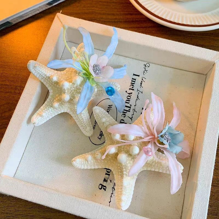 Wholesale Hair edge clip starfish edge clip