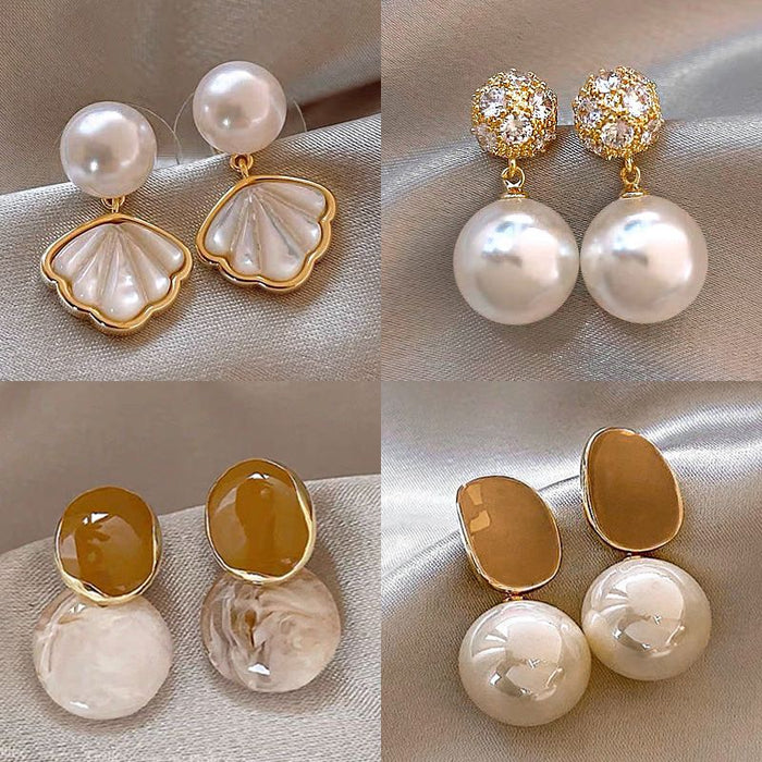 Wholesale  Maillard brown Earrings for Women  Vintage  Temperament  Earrings