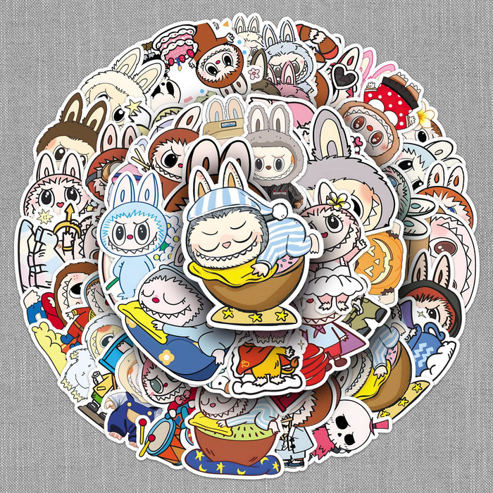 Wholesale 50pcs Cartoon stickers,  cute and stylish decorative mobile phone cases,  computer cup stickers