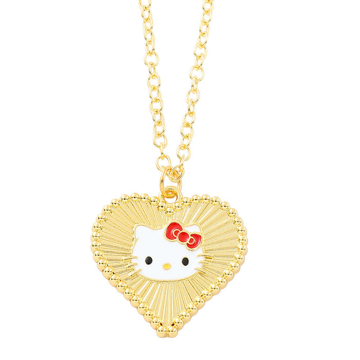 Wholesale Kt Cat Necklace Female Sweet Cute Student Girlfriend Hello Kitty Clavicle Chain Pendant for Girlfriend Gift JDC-NE-BS003