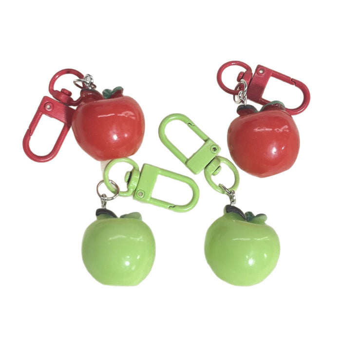 Wholesale Simulation three-dimensional food play apple keychain bag pendant
