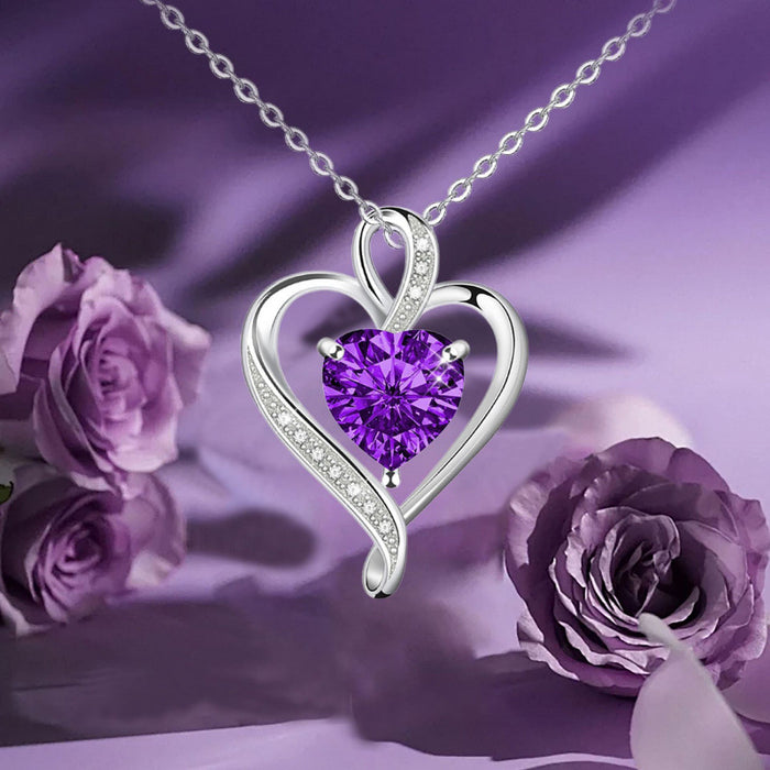 Wholesale Heart-shaped diamond necklace