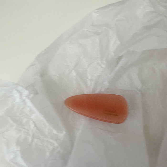 Wholesale Elliptical hair clip with side bangs, simple and elegant headband clip