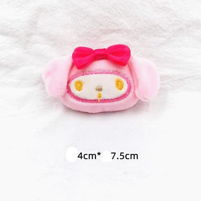 Wholesale Popular cartoon plush doll brooches,  white and yellow dog dolls,  trendy shoe,  clothing,  and bag brooches