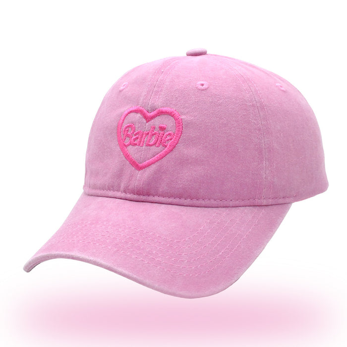 Wholesale Love Embroidered Vintage Cotton Cap JDC-HT-HaiPu001