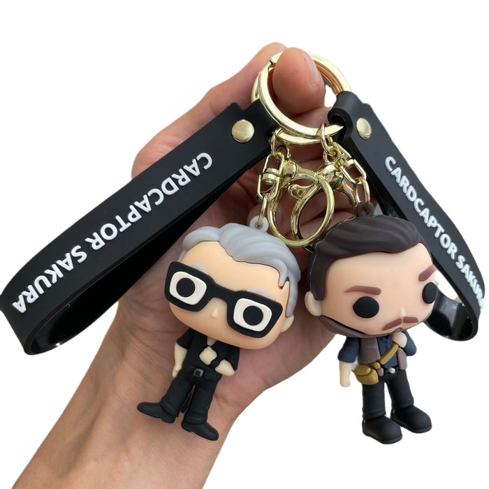 Wholesale Keychain 3D Cartoon Doll Car Keychain Bag Pendant Small Gift