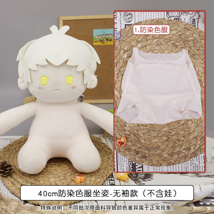 Wholesale Cotton Doll Ultra-Thin Anti-Dying Clothing Cotton Bjd High Elastic Bottoming Clothes Dress up Doll Elastic 20cm Baby Clothes