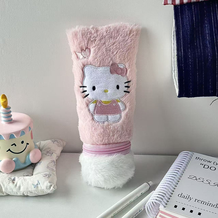 Wholesale Cartoon Plush Toothpaste Pencil Bags