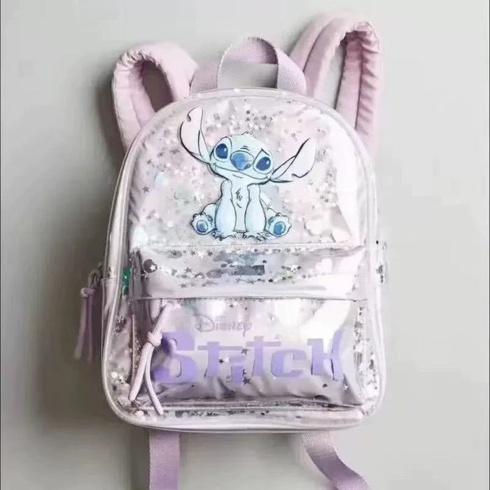Wholesale Spring  Cartoon  Transparent Sequin Children's Bag Boys and Girls Backpack Kindergarten Backpack