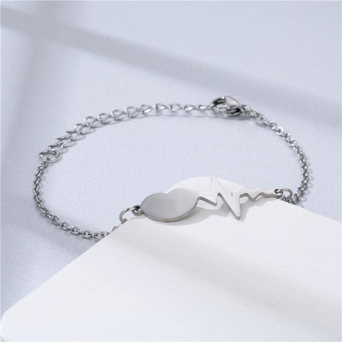 Wholesale Stainless Steel ECG Bracelet JDC-BT-MingM011