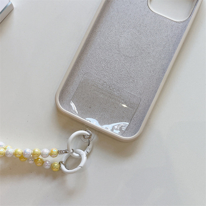 Wholesale Jewelry phone case bracelet long hanging chain high-end bow DIY handmade jewelry pearl women's chain accessories wholesale