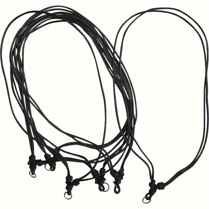 Wholesale Black woven rope adjustable pendant necklace accessory with neck hanging glasses chain anti loss and anti drop hanging rope pearl