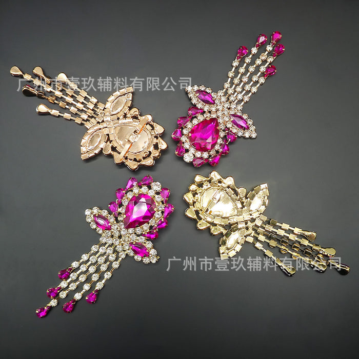 Wholesale DIY Crystal Tassel Corsage Accessories Pendant