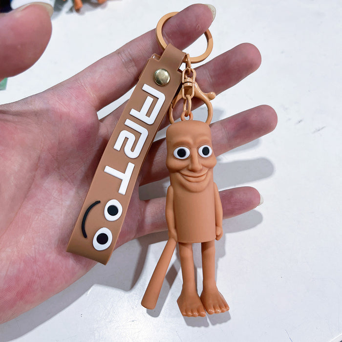 Wholesale Wooden Stick Man Shark Marine Life Pendant Small Gift