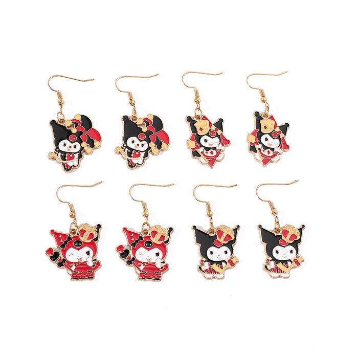 Wholesale Christmas Earrings Ear Hooks  Fashion Cartoon    Student Ear Jewelry