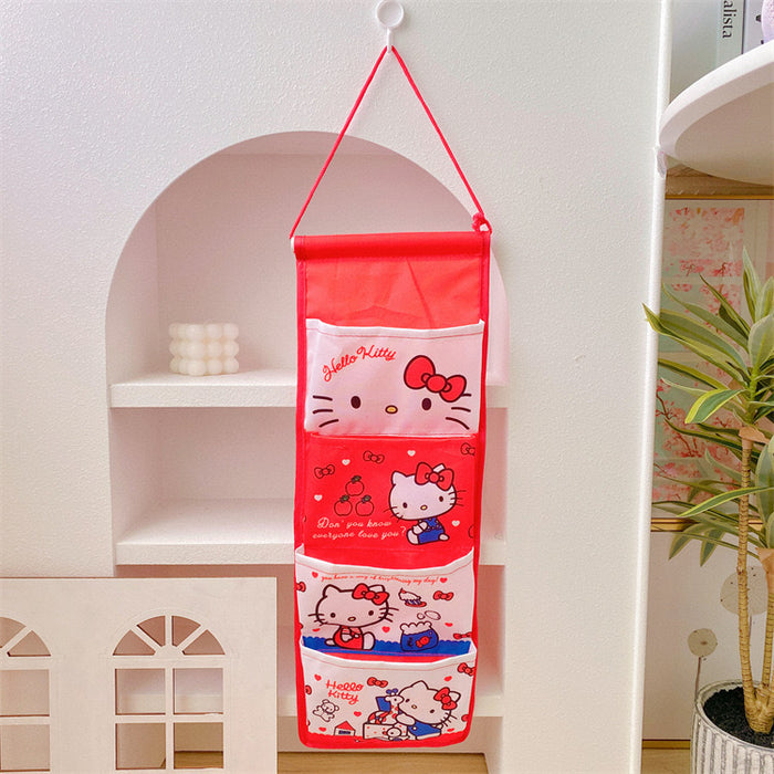 Wholesale Cartoon hanging bag storage wall hanging bag ugly fish dormitory sundries storage bag