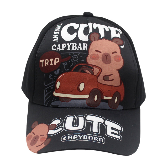 Wholesale Kapibala Print Children' s Baseball Hat