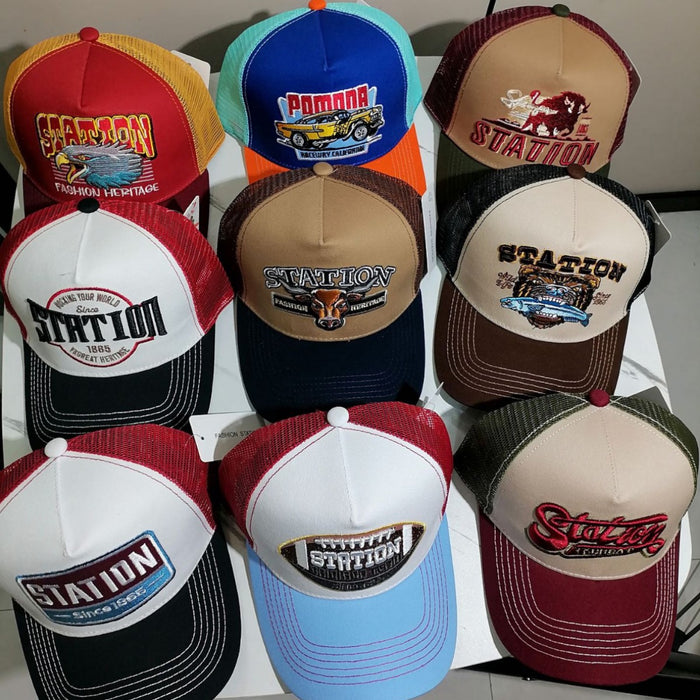 Wholesale Baseball Cap Hip-Hop Mesh Breathable Large Brim Peaked Cap for Adults