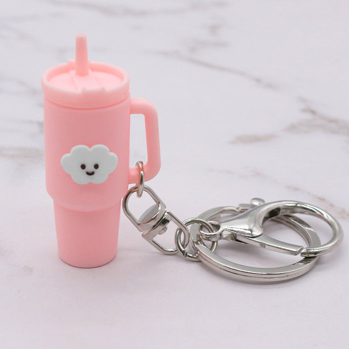 Wholesale Keychain Pendant Ice Bully Cup Key Chain Water Cup Decoration Accessories