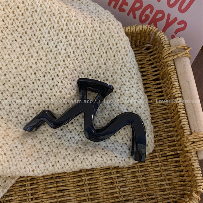 Wholesale Maillard geometric line shark clip hairpin  grip plate hairpin  Hair Accessories