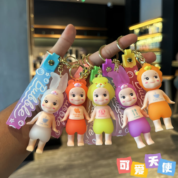 Wholesale Cartoon Angel Doll Candy House Series Keychain