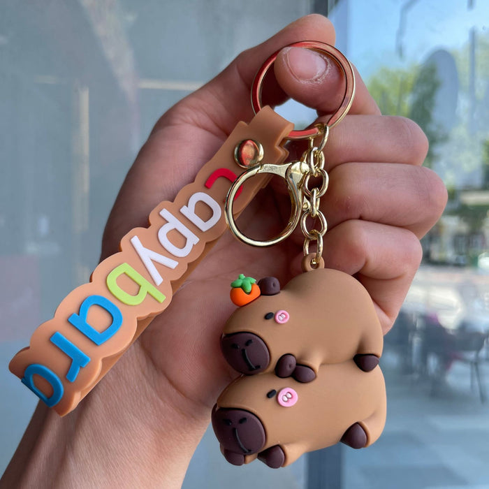 Wholesale Cute keychain, 3D doll, bag, pendant, couple's small gift, claw machine, small gift