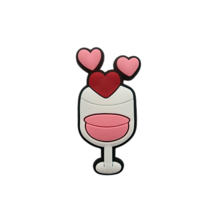 Wholesale Love Hole Shoes Flower Shoes Buckle DIY Removable Decorative Accessories Wholesale PVC Soft Rubber