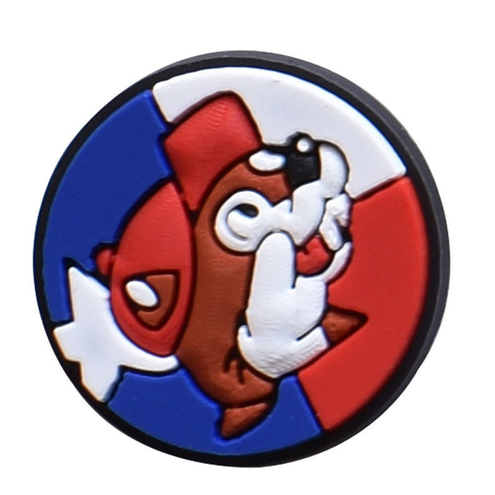 Wholesale random 100pcs Soft Plastic Plastic Decorative Buckle Accessories Shoe Flower Shoe Buckle Cute Cartoon Garden Shoe Accessories