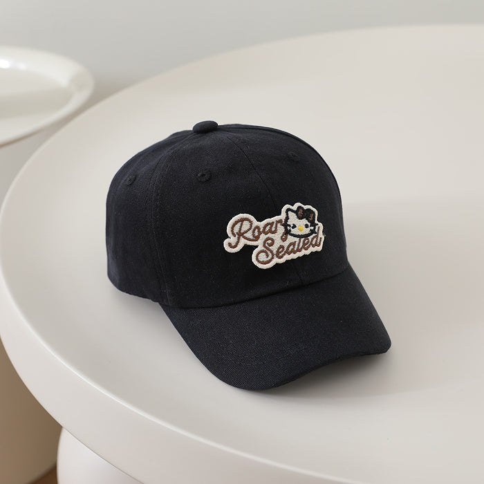 Wholesale Cute Cartoon Kids Baseball Cap Letter Bear Design Sun Hat For Boys Girls